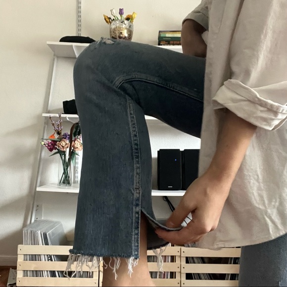 FREE PEOPLE HIGH WAISTED JEANS - Picture 6 of 6